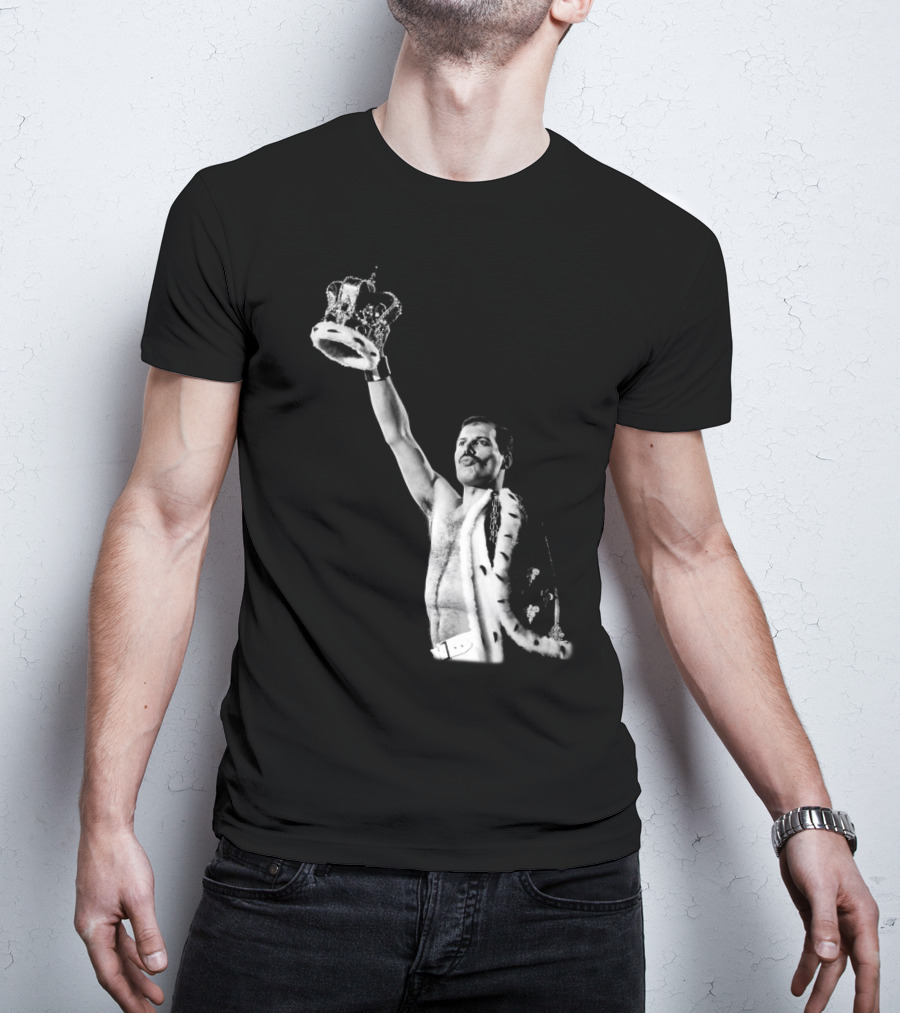 QN Freddie Mercury Crown Iconic Pose T-Shirt