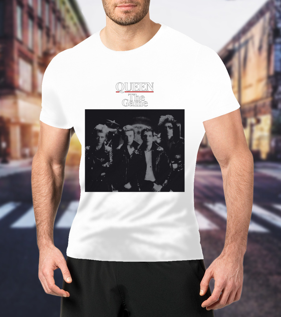 Queen The Game Band Photo Vintage Album Cover T-Shirt