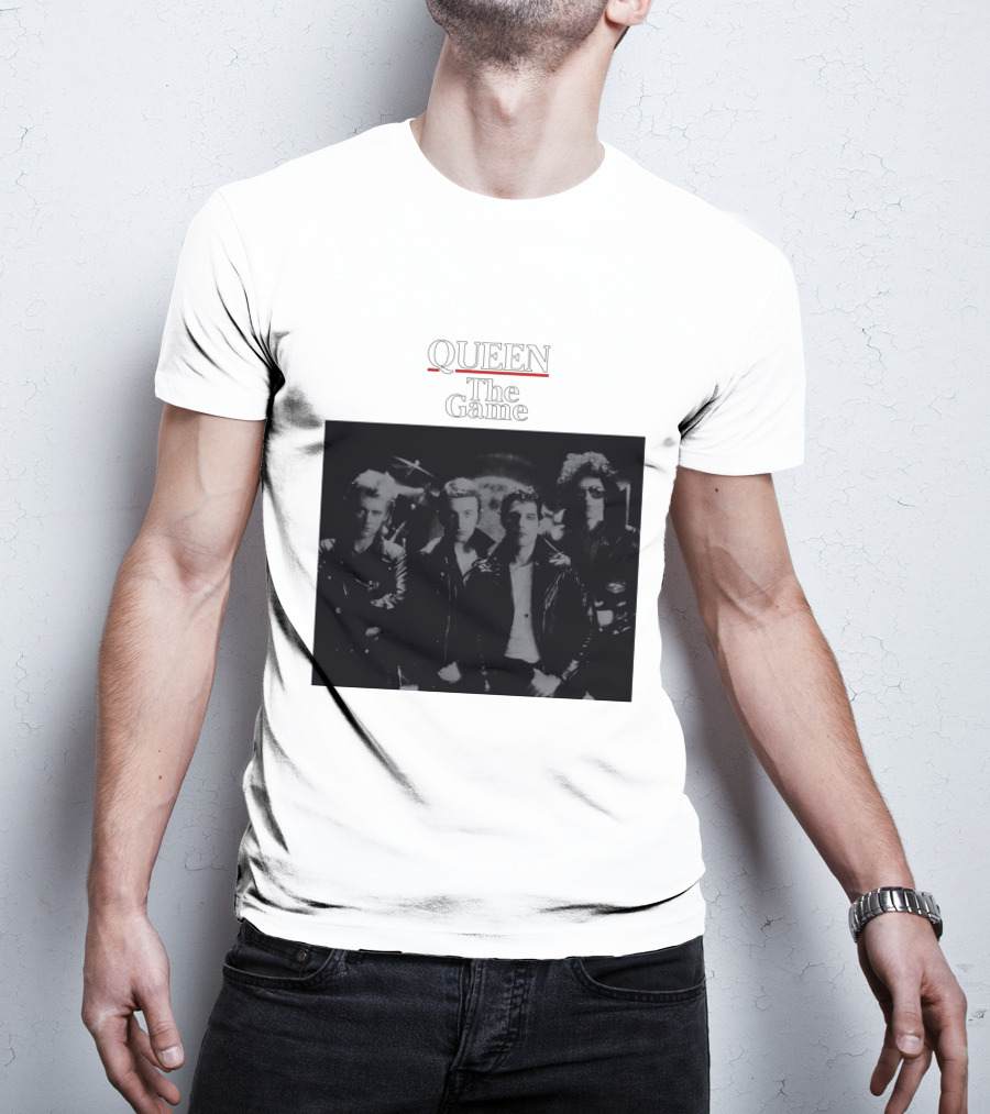 Queen The Game Band Photo Vintage Album Cover T-Shirt