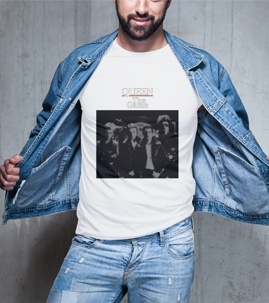 Queen The Game Band Photo Vintage Album Cover T-Shirt