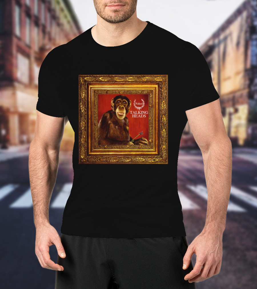 Talking Heads Naked Primate Portrait Album Cover Art T-Shirt