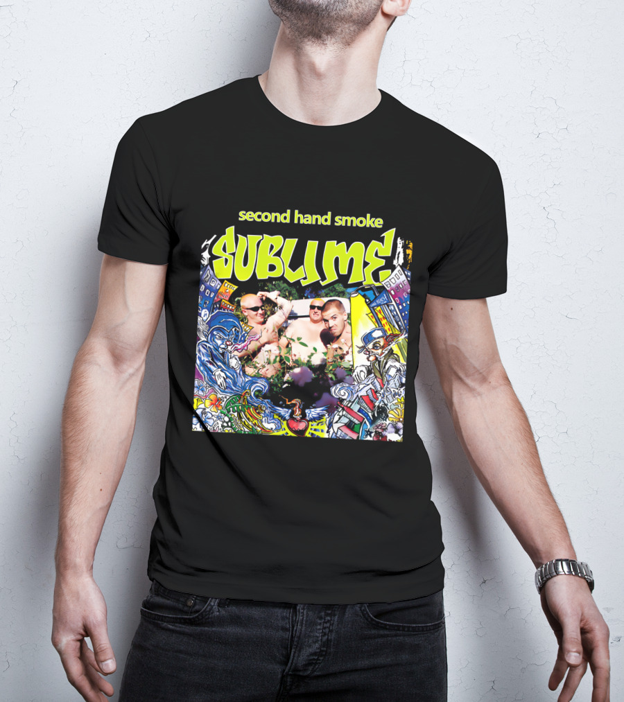 Sublime Second Hand Smoke Album Cover Art T-Shirt
