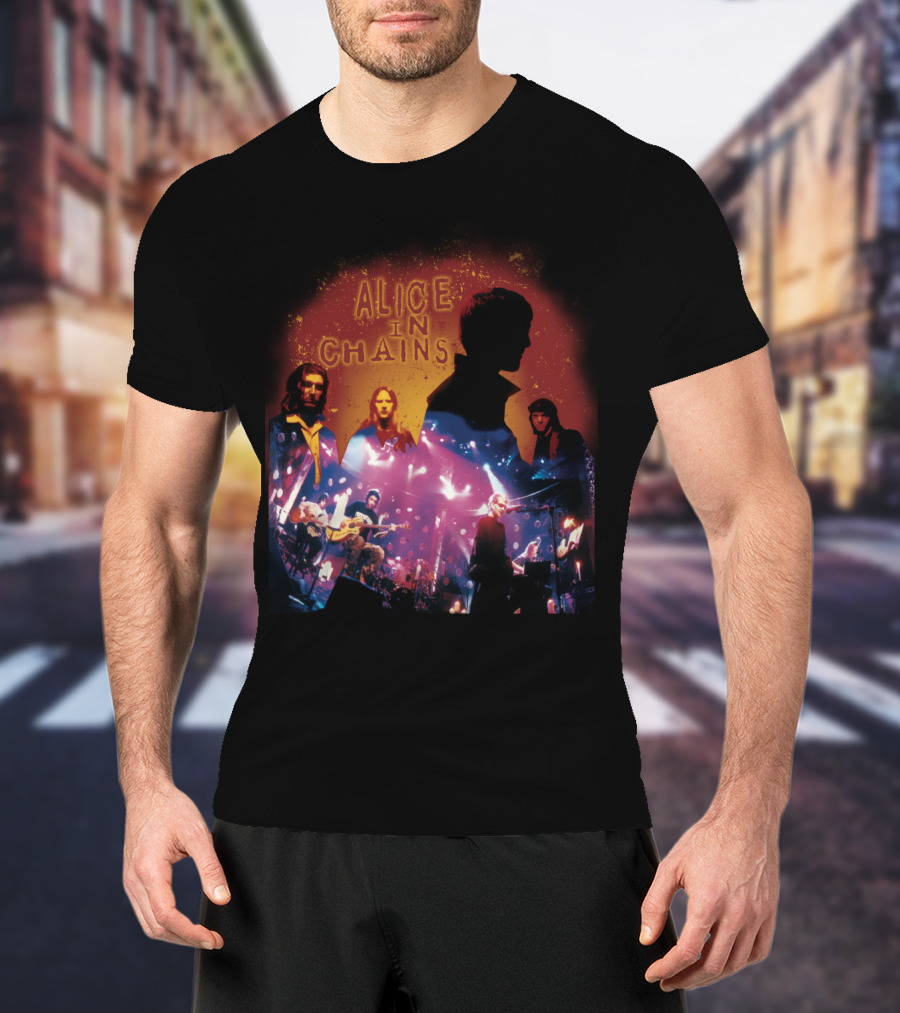 Alice In Chains Aic 17 Live Concert Silhouettes T-Shirt