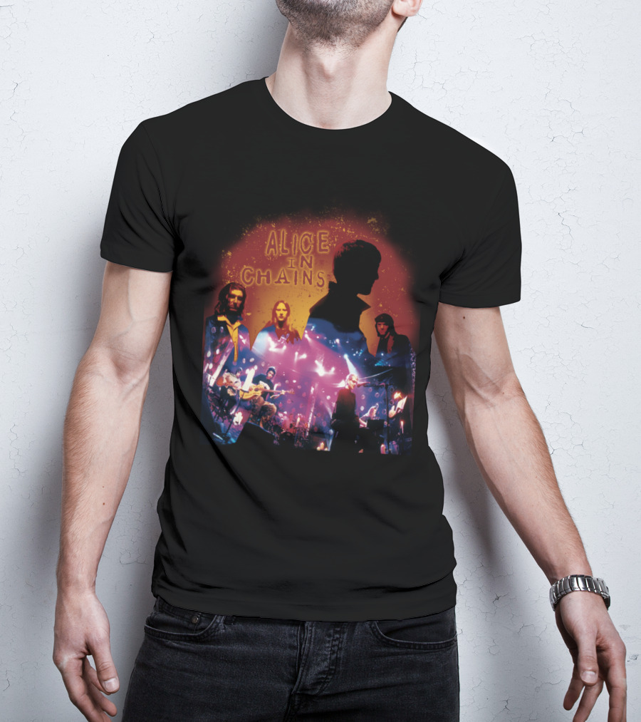 Alice In Chains Aic 17 Live Concert Silhouettes T-Shirt