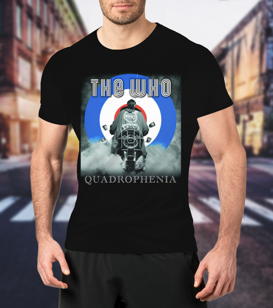 The Who Quadrophenia Mod Target Scooter T-Shirt