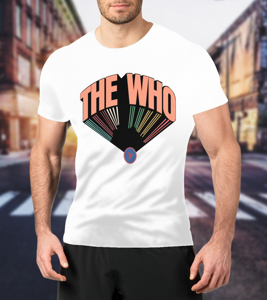 The Who 7 Fan-Shaped Retro T-Shirt