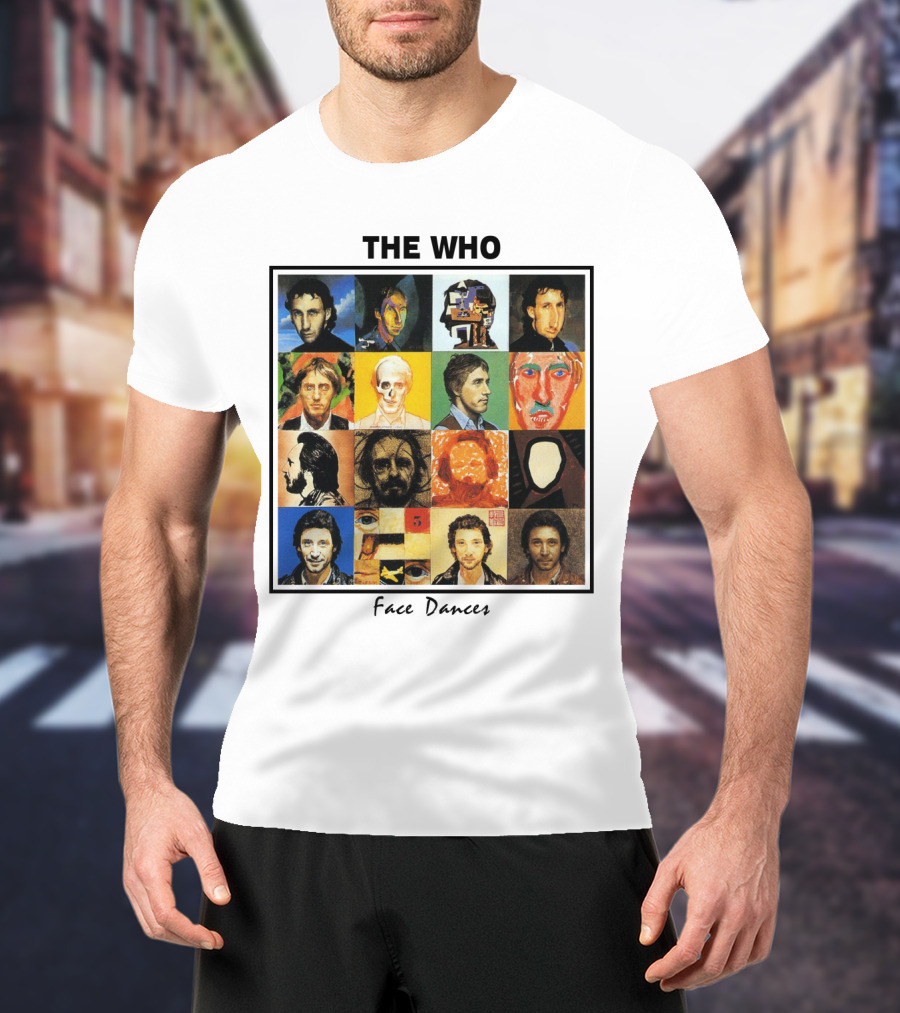 The Who Face Dancers Album Cover T-Shirt
