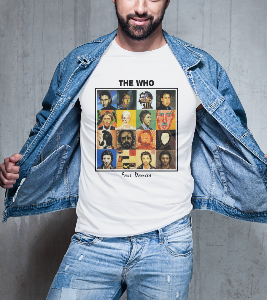 The Who Face Dancers Album Cover T-Shirt