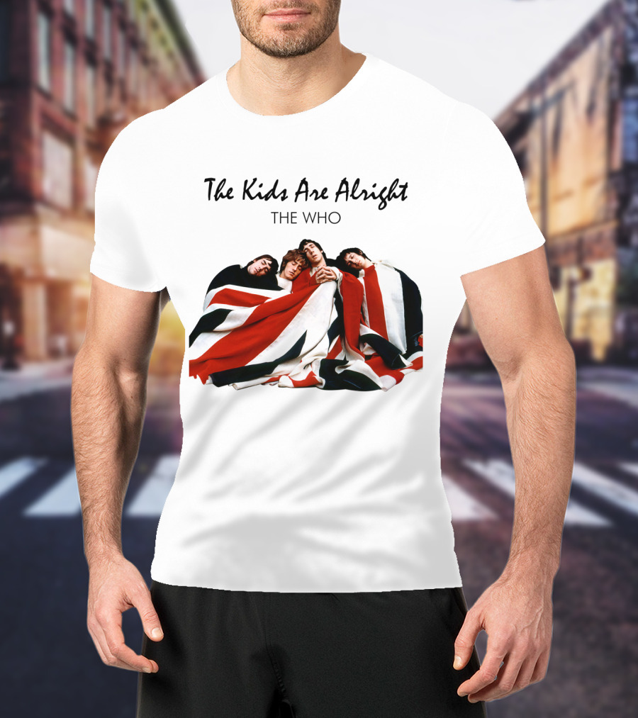 The Kids Are Alright The Who Union Jack Blanket T-Shirt