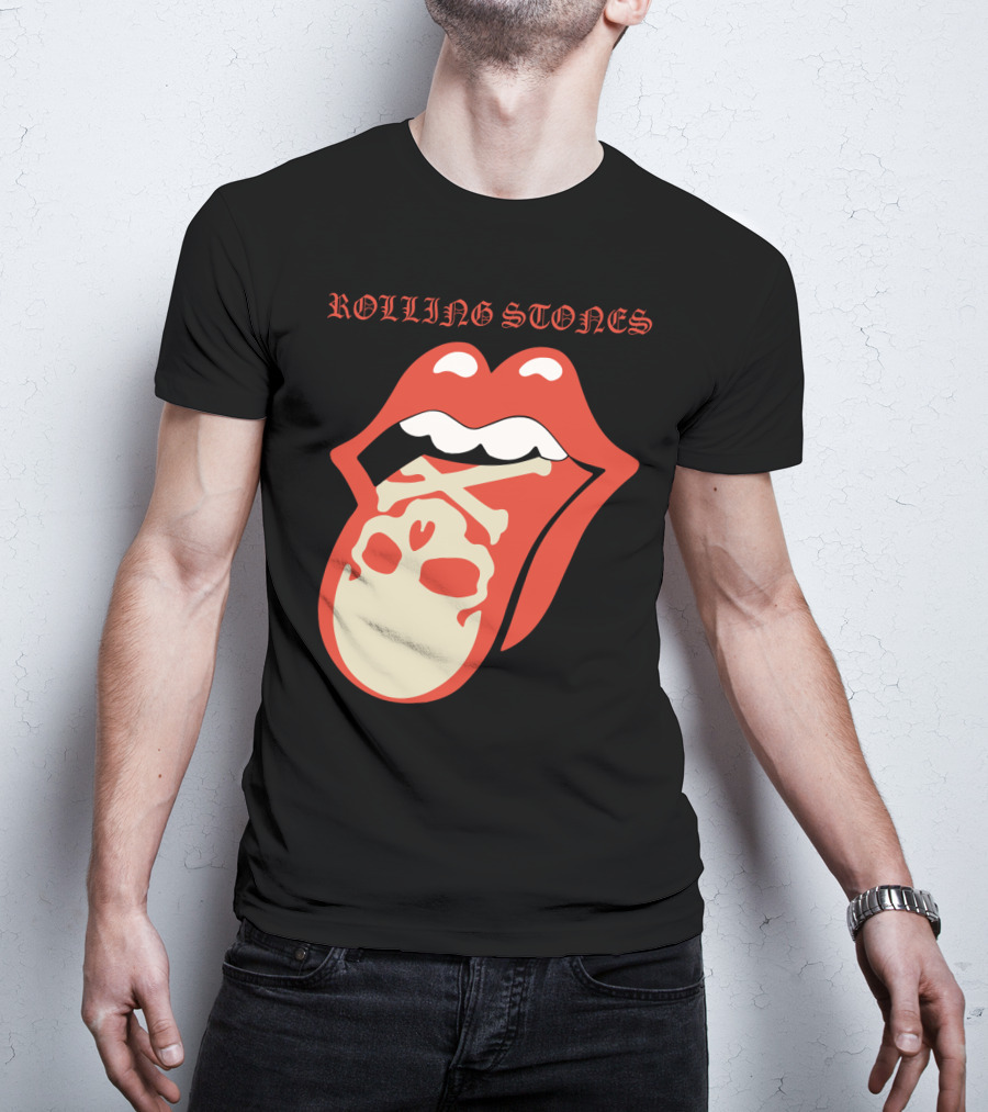 Rolling Stones Tongue With Skull T-Shirt