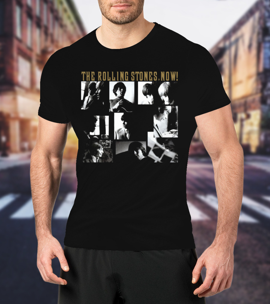 The Rolling Stones Now! Album Cover Photomontage T-Shirt