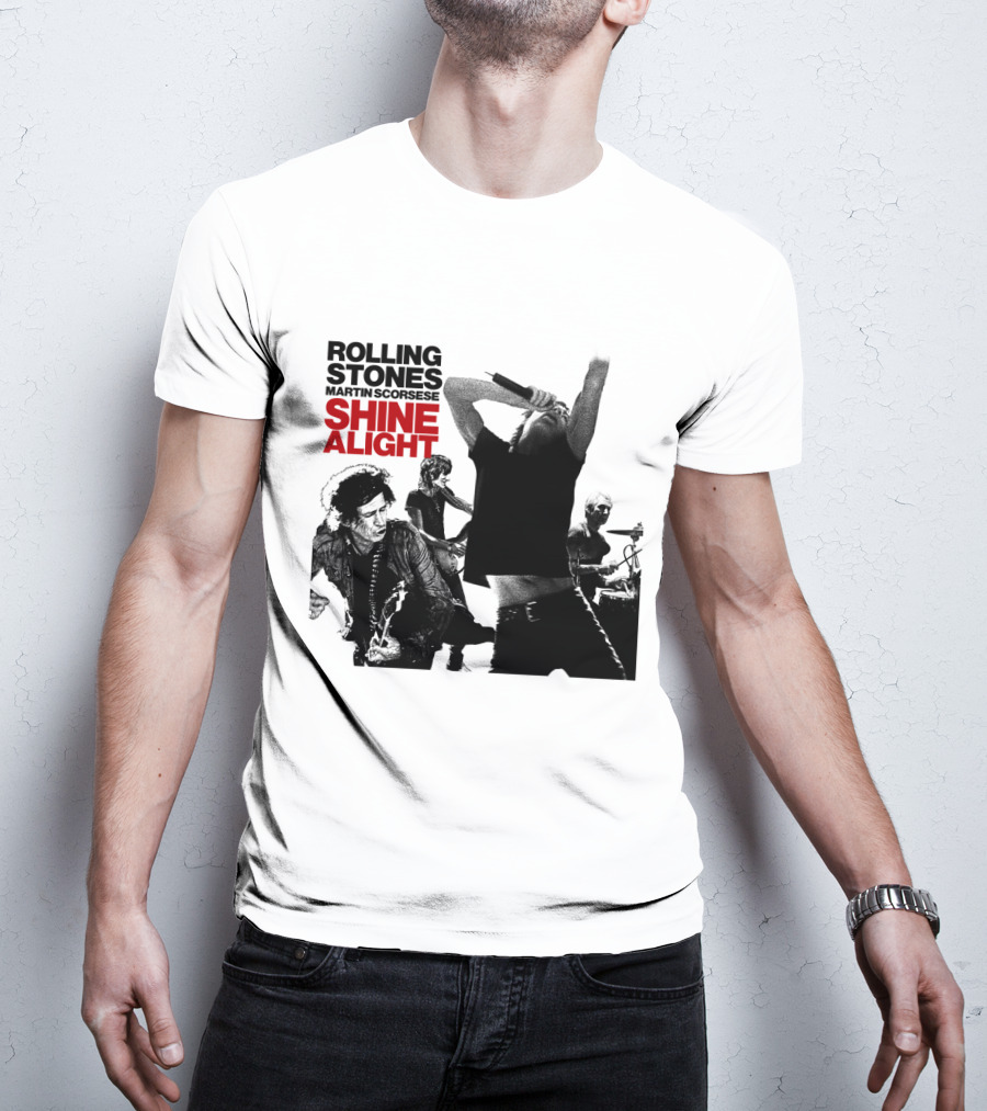 Rolling Stones Martin Scorsese Shine A Light T-Shirt