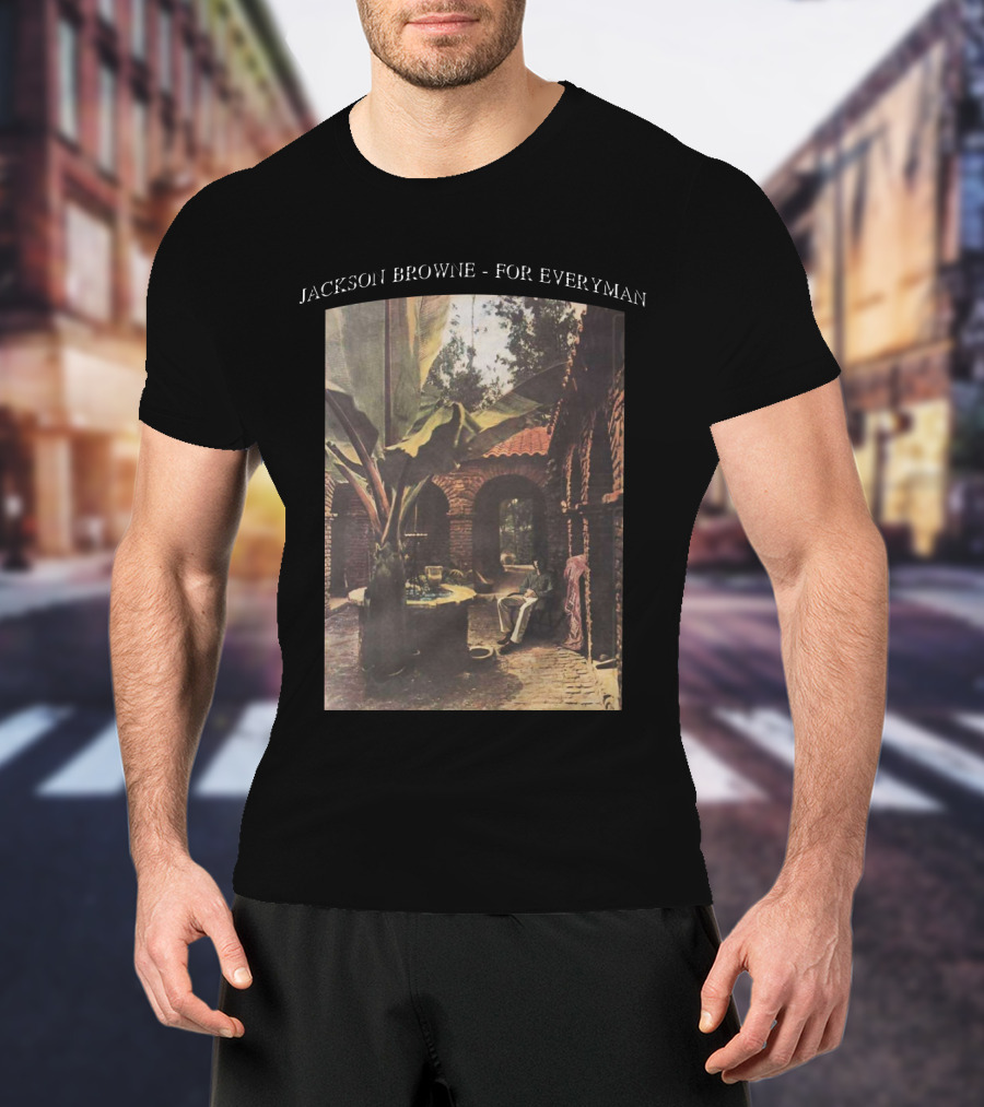 Jackson Browne For Everyman Courtyard Scene T-Shirt