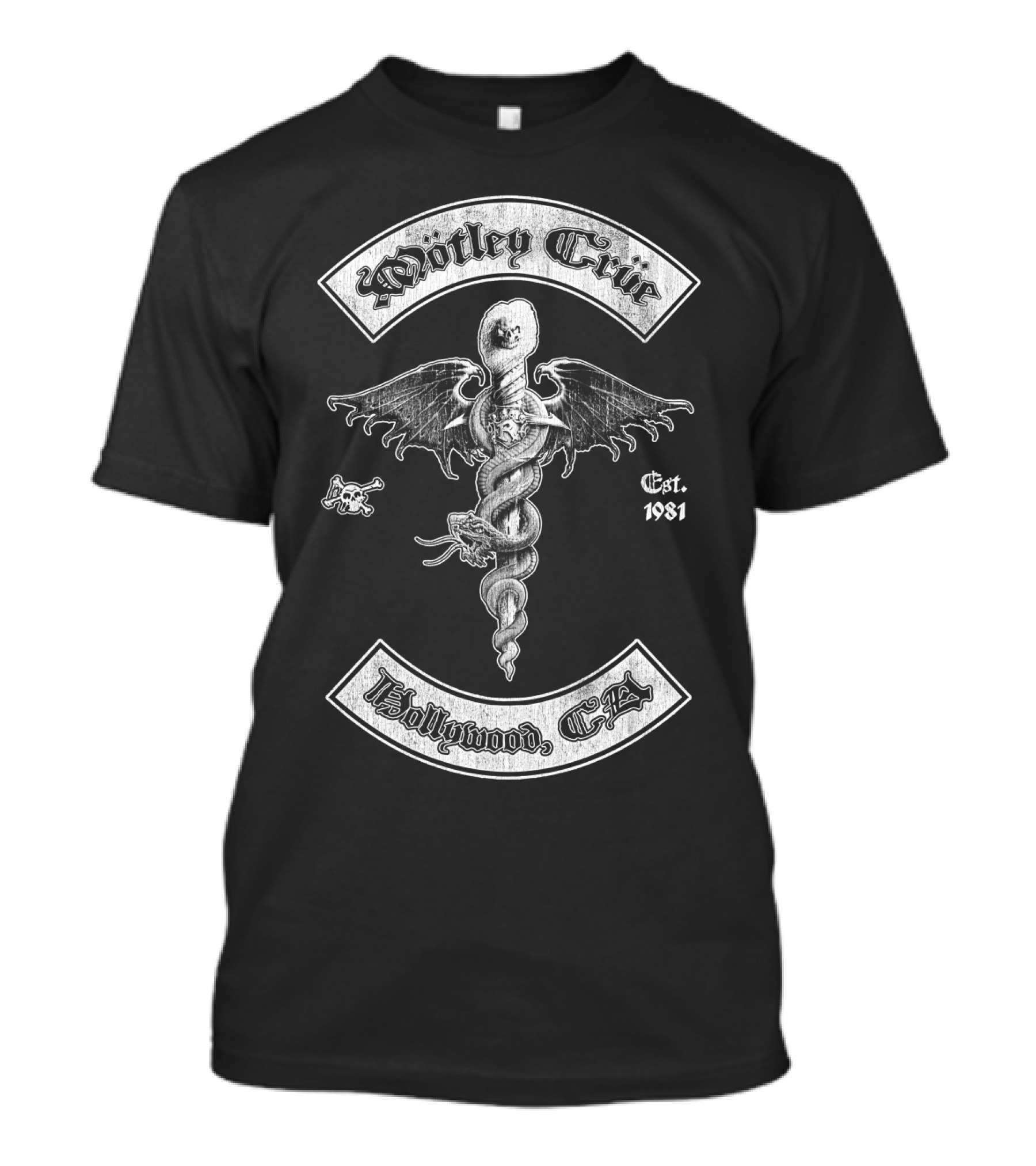 Mötley Crüe Hollywood Ca Est. 1981 T-Shirt