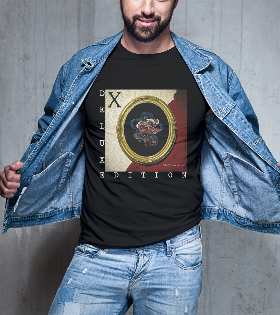 X Deluxe Edition Ain't Love Grand Rose Snake Frame T-Shirt
