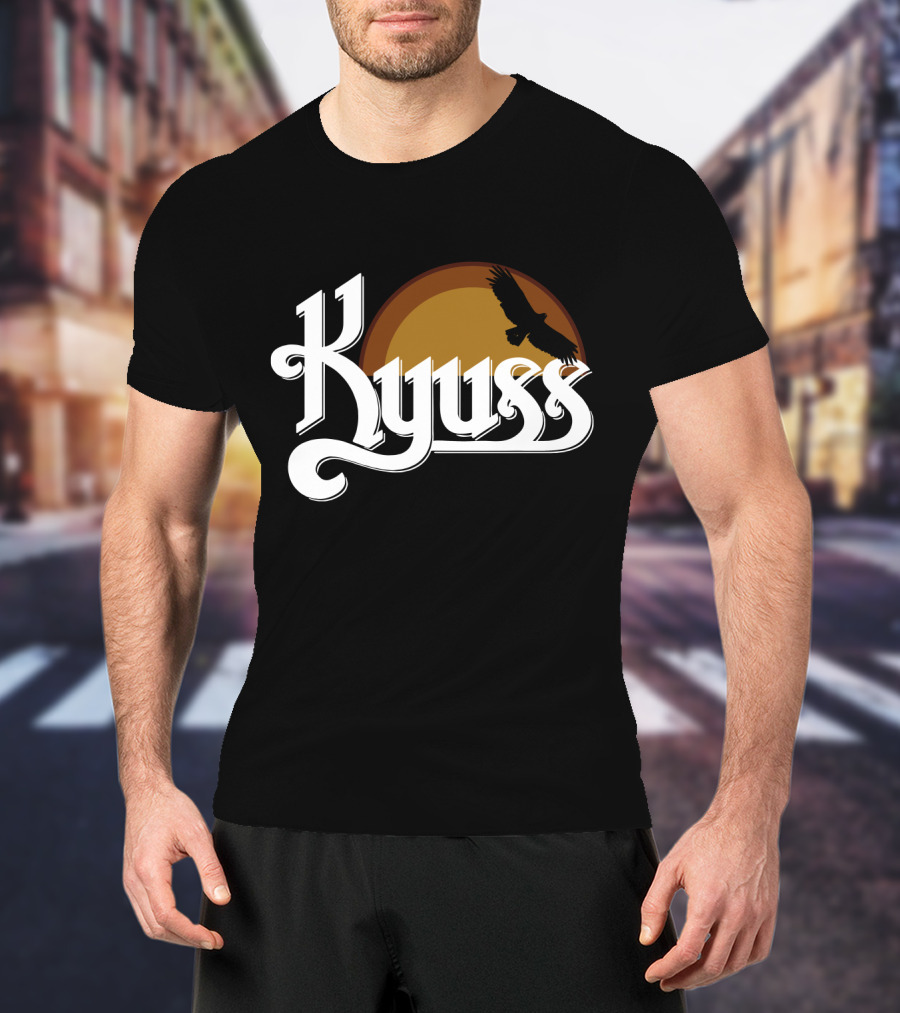 Kyuss Sunset Eagle Silhouette T-Shirt