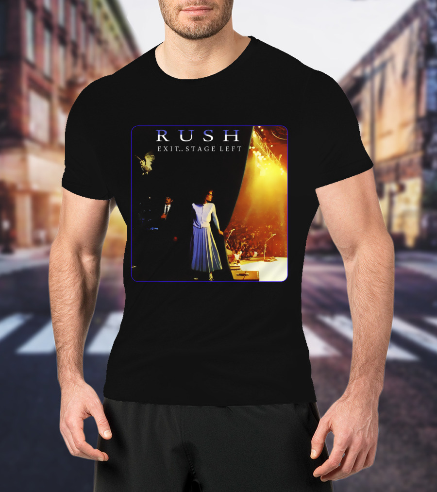 Rush Exit...stage Left Album Cover T-Shirt