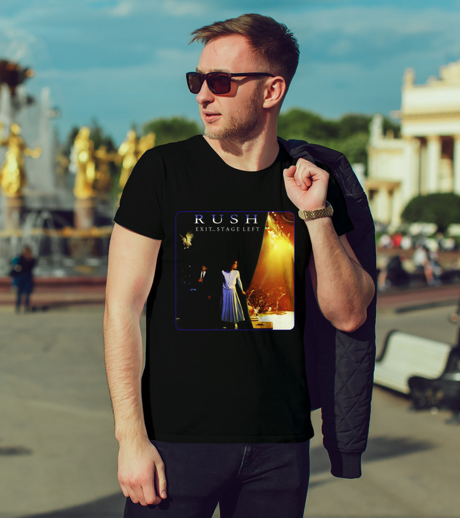 Rush Exit...stage Left Album Cover T-Shirt