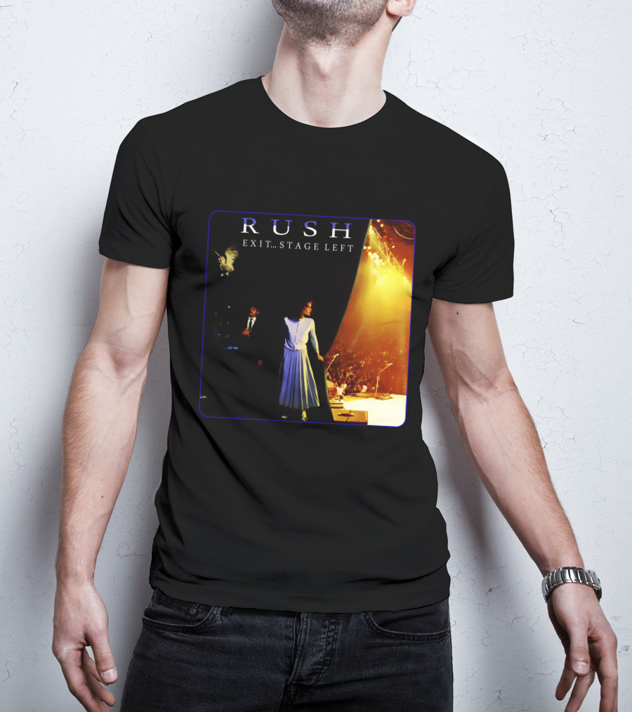 Rush Exit...stage Left Album Cover T-Shirt