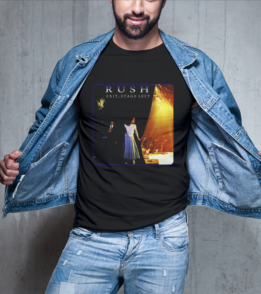 Rush Exit...stage Left Album Cover T-Shirt