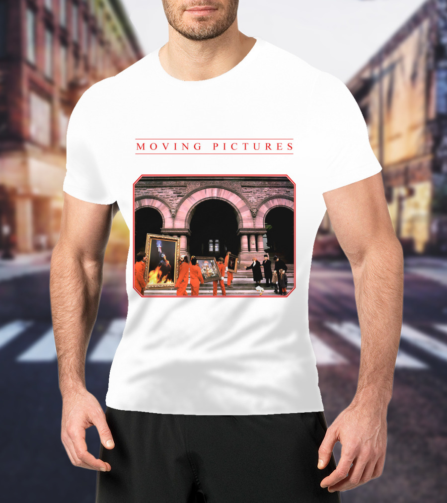 Rush Moving Pictures Album Cover Art T-Shirt