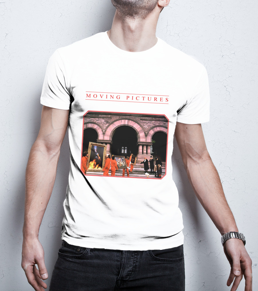 Rush Moving Pictures Album Cover Art T-Shirt