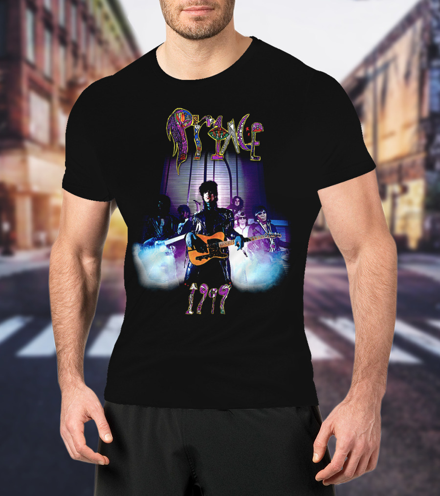 Prince 1999 Album Cover Art Purple Rain Aesthetic T-Shirt