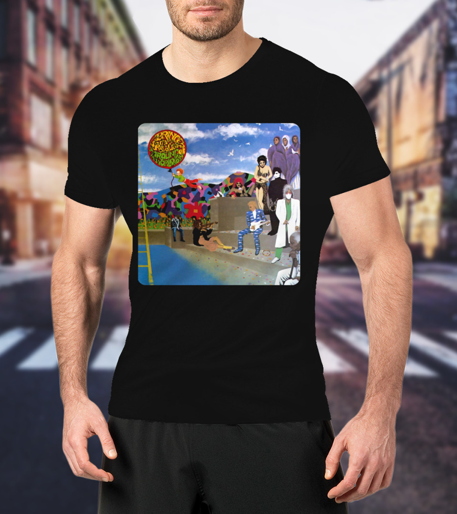 Prince Around The World In A Day Album Cover Art T-Shirt