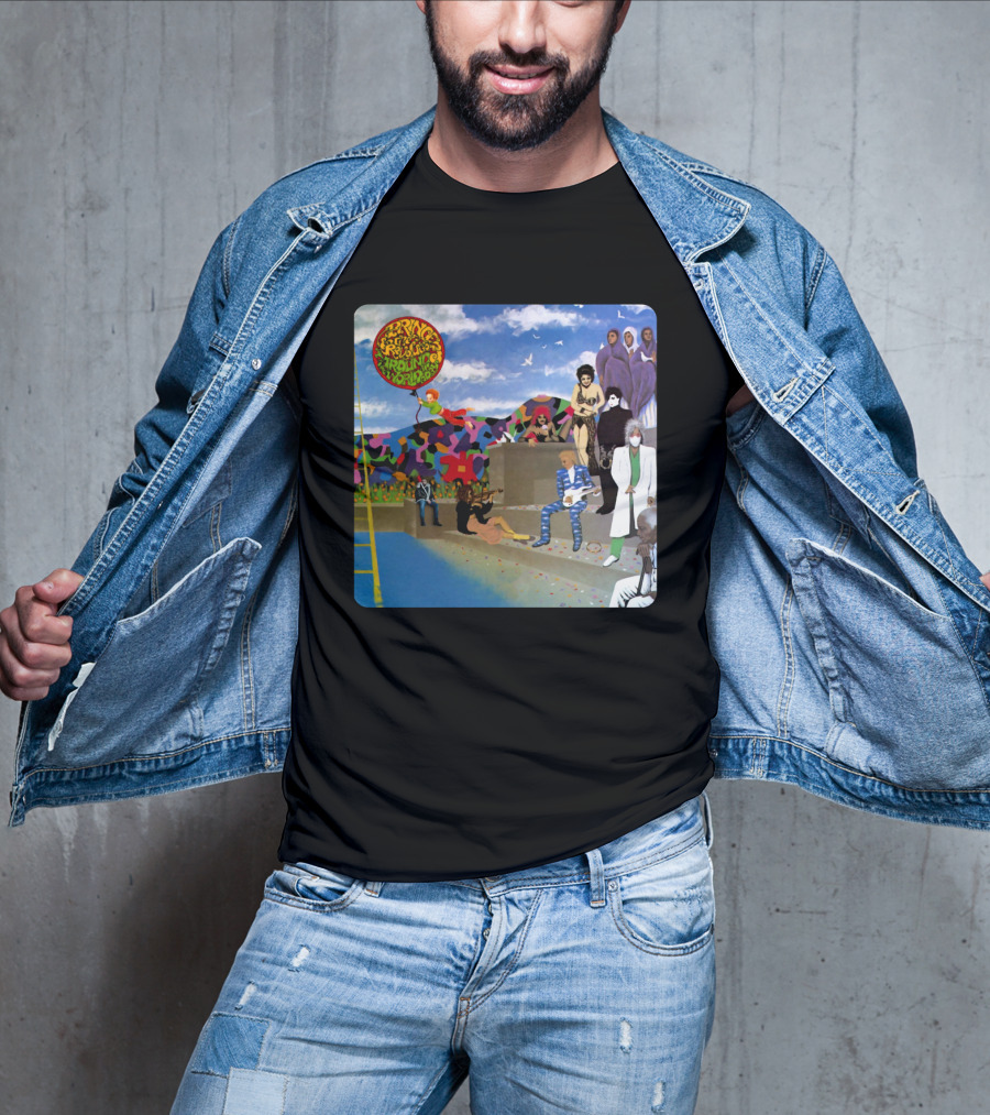 Prince Around The World In A Day Album Cover Art T-Shirt
