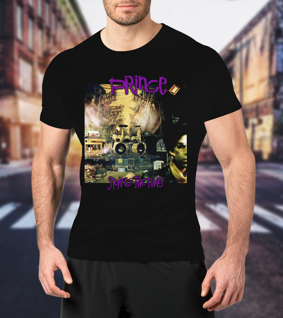 Prince Sign O' The Times Album Art T-Shirt