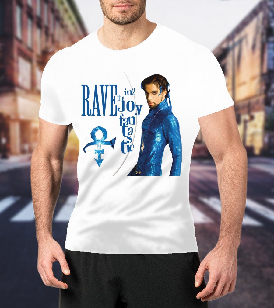 Rave Un2 The Joy Fantastic Prince Symbol Blue Outfit T-Shirt