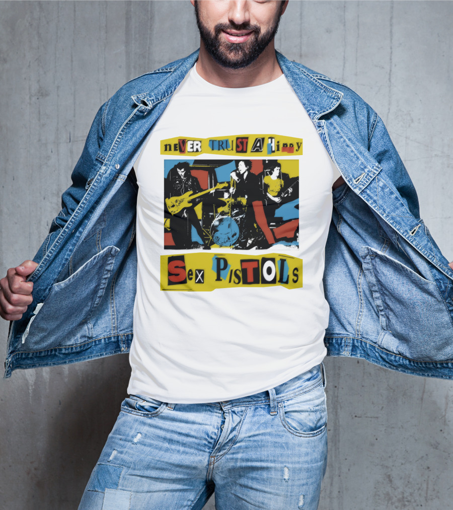 Never Trust A Hippy Sex Pistols T-Shirt