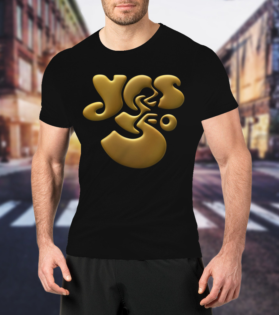 Ye 35 3D Gold Abstract T-Shirt