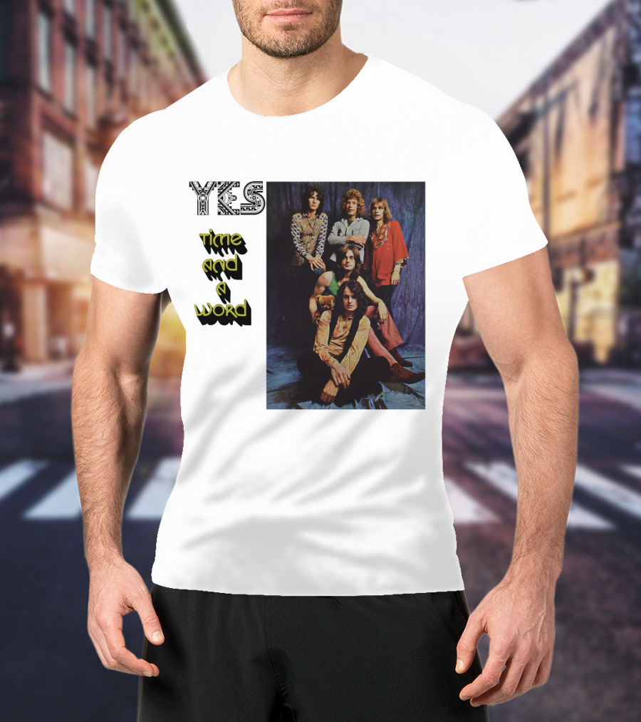 Yes Time And A Word Band Photo T-Shirt