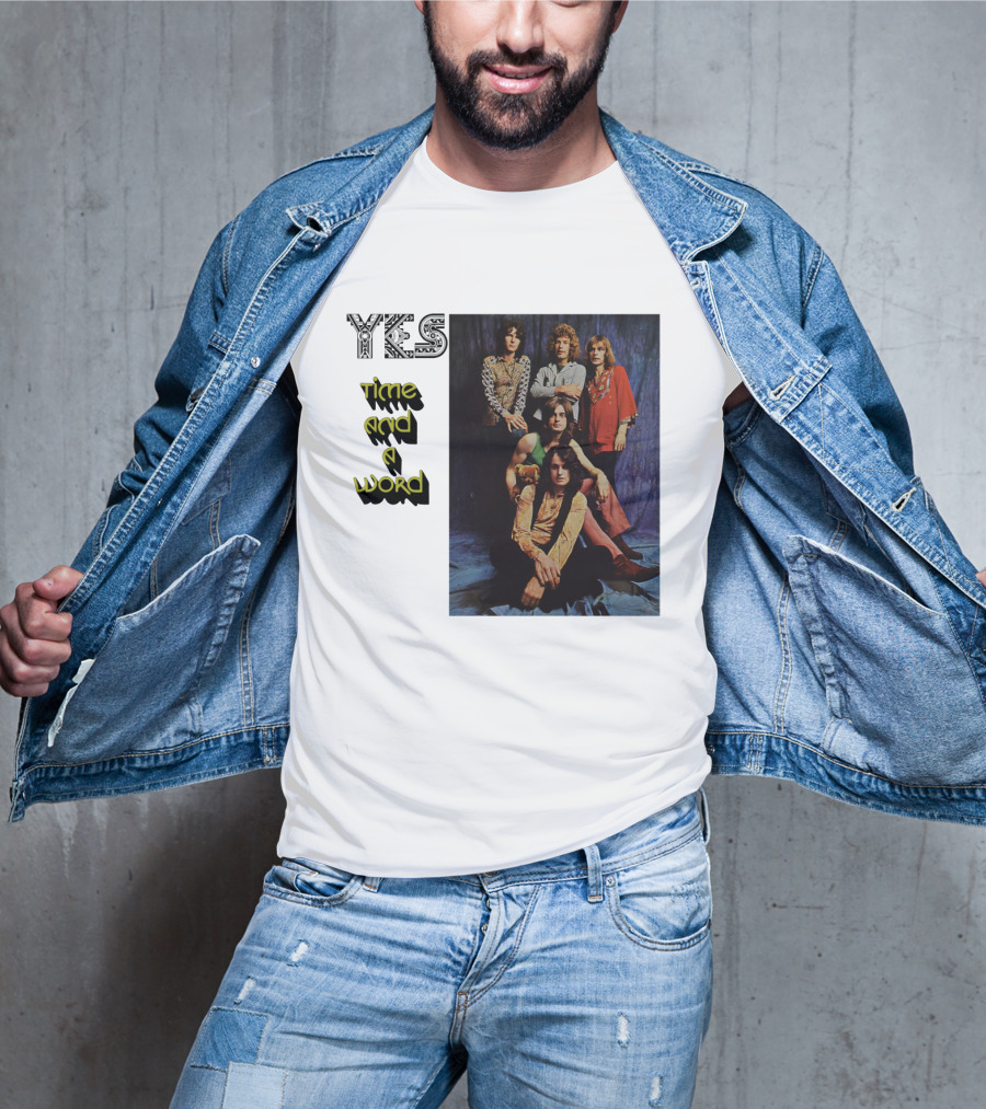 Yes Time And A Word Band Photo T-Shirt