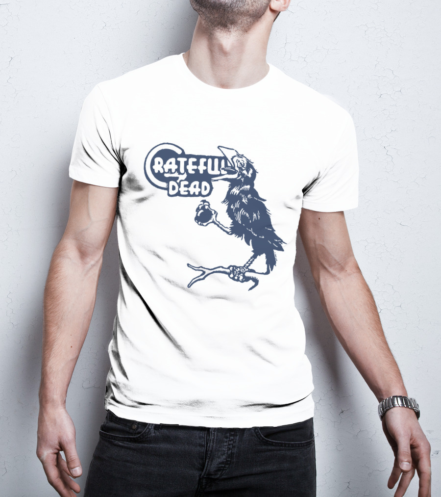 Grateful Dead Crow Holding Heart T-Shirt