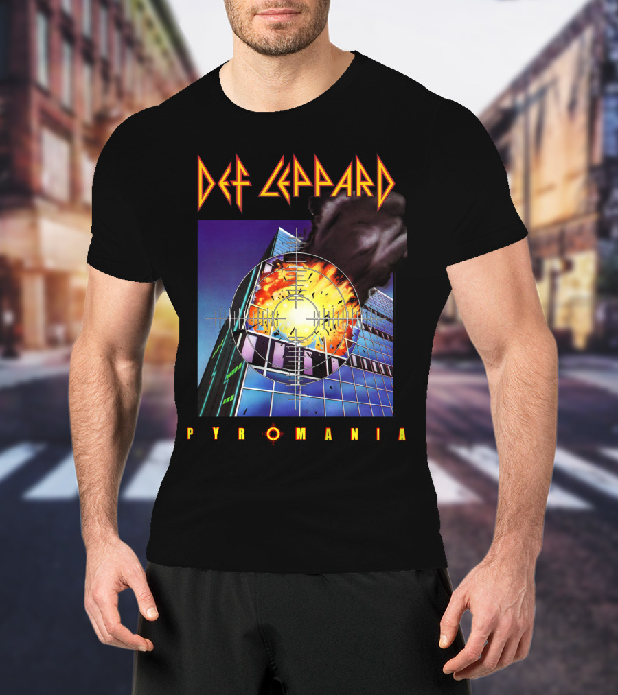 Def Leppard Pyromania Explosion T-Shirt