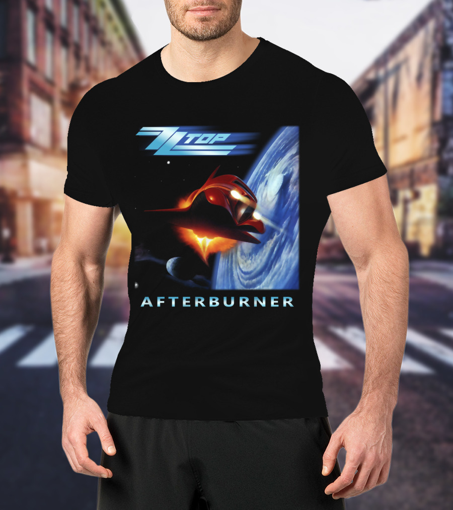 Zz Top Afterburner Spaceship Planet T-Shirt