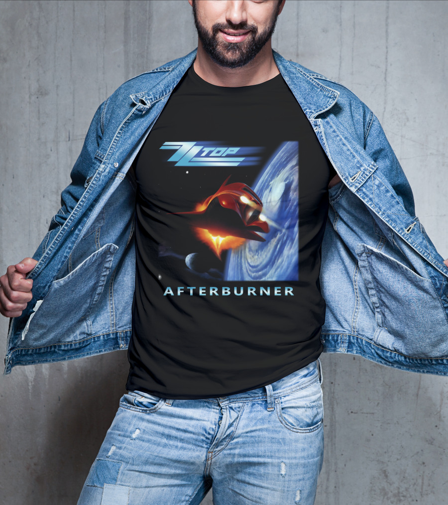Zz Top Afterburner Spaceship Planet T-Shirt