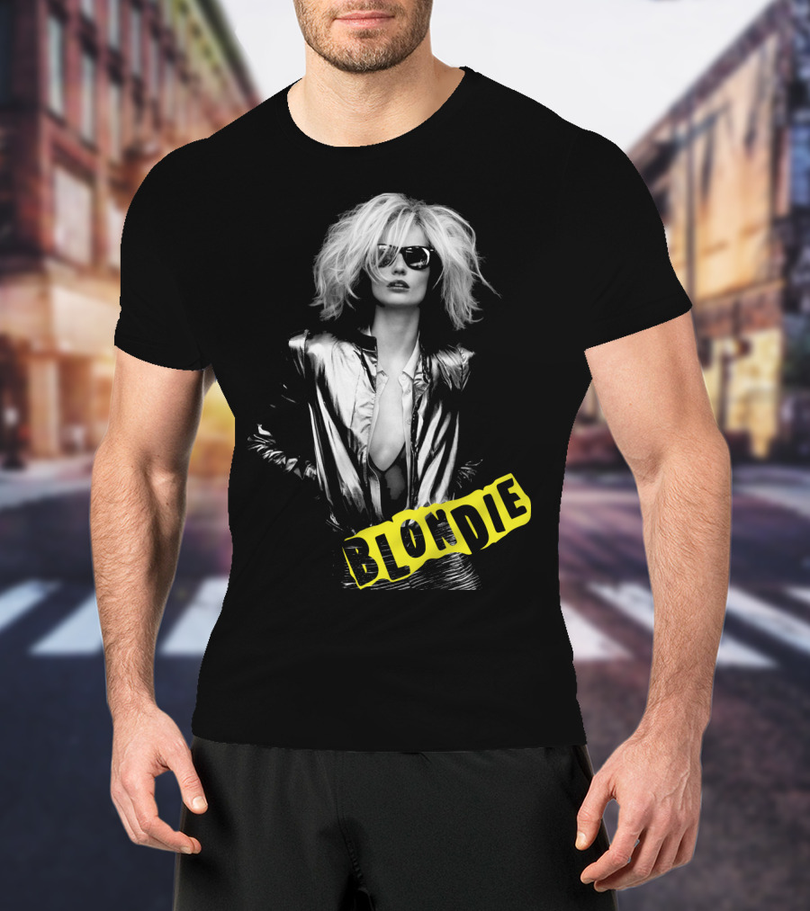 Blondie Silver Jacket And Sunglasses Iconic T-Shirt