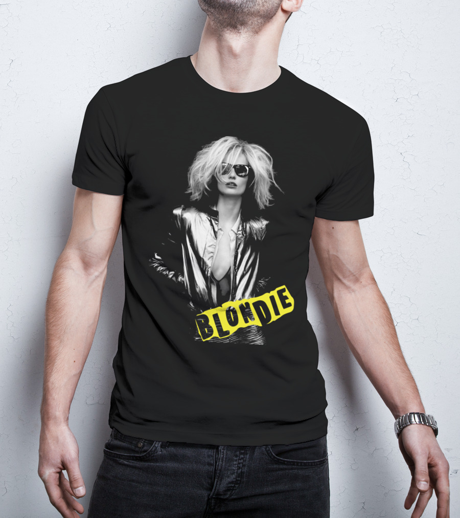 Blondie Silver Jacket And Sunglasses Iconic T-Shirt