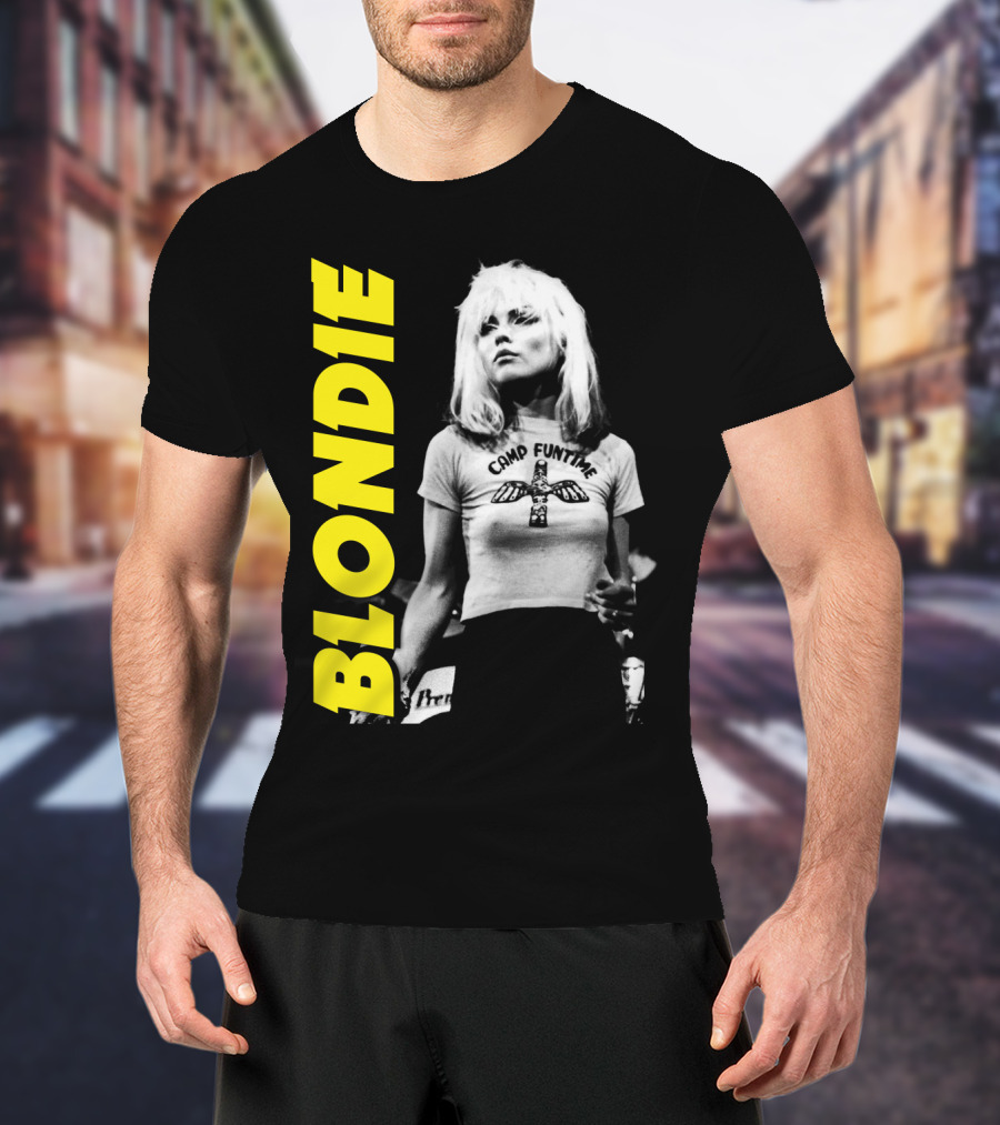 Blondie Camp Funtime Black And White T-Shirt