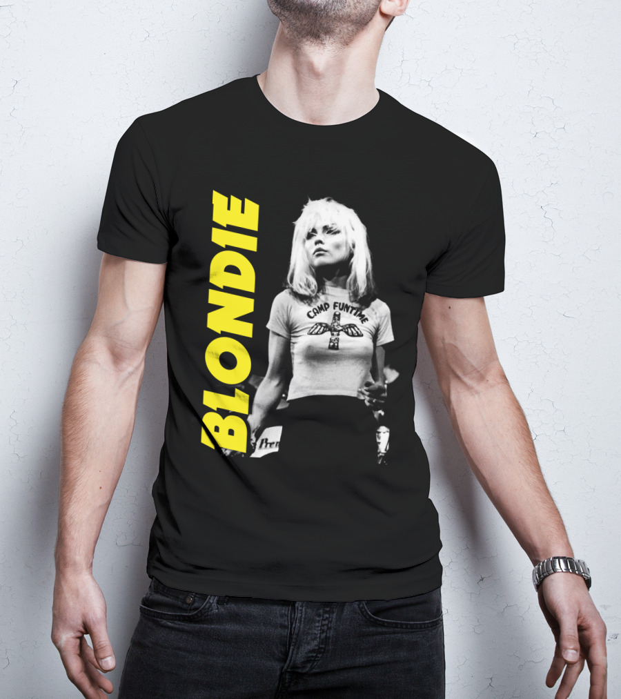Blondie Camp Funtime Black And White T-Shirt