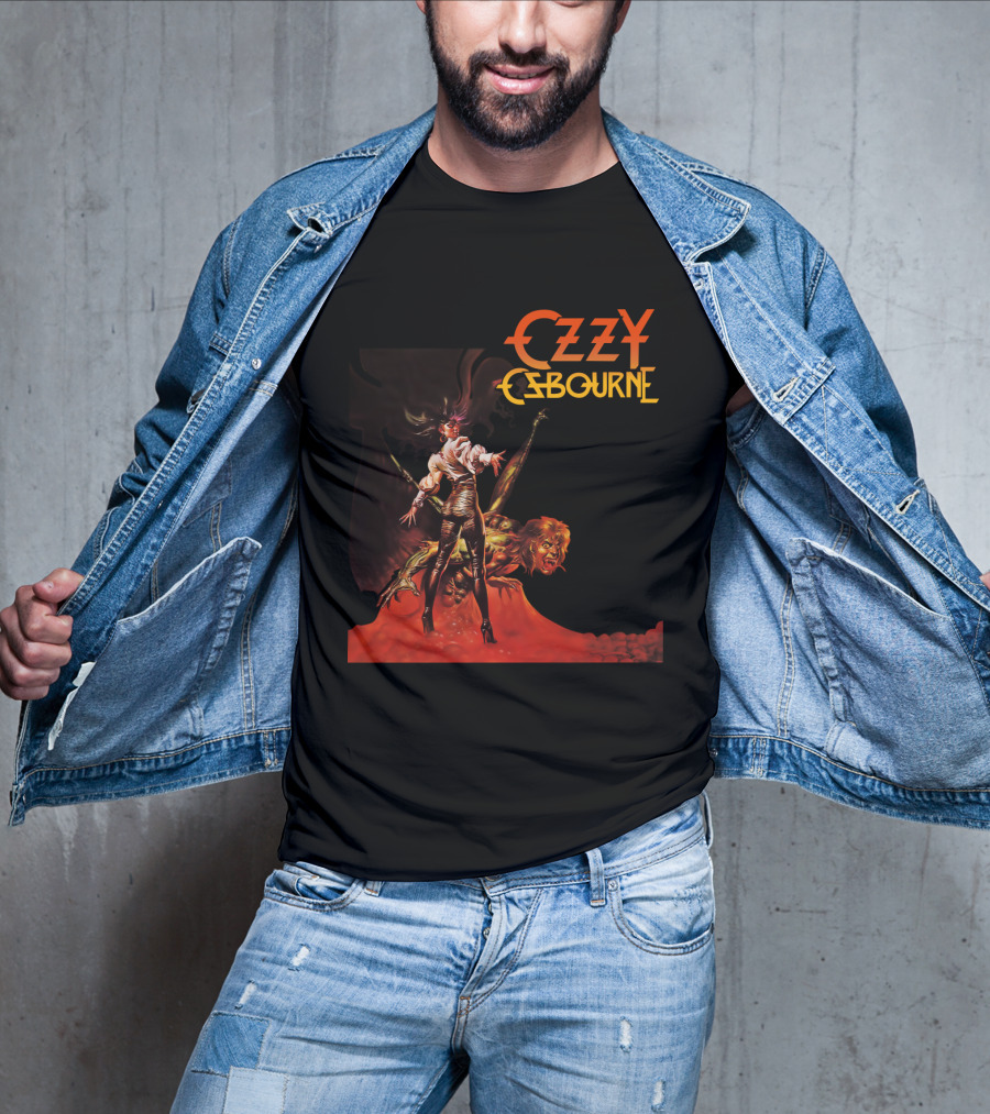 Ozzy Osbourne Bark At The Moon Retro Metal Art T-Shirt