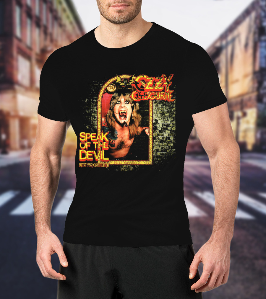 Ozzy Osbourne Speak Of The Devil Ritz 1982 Complete T-Shirt