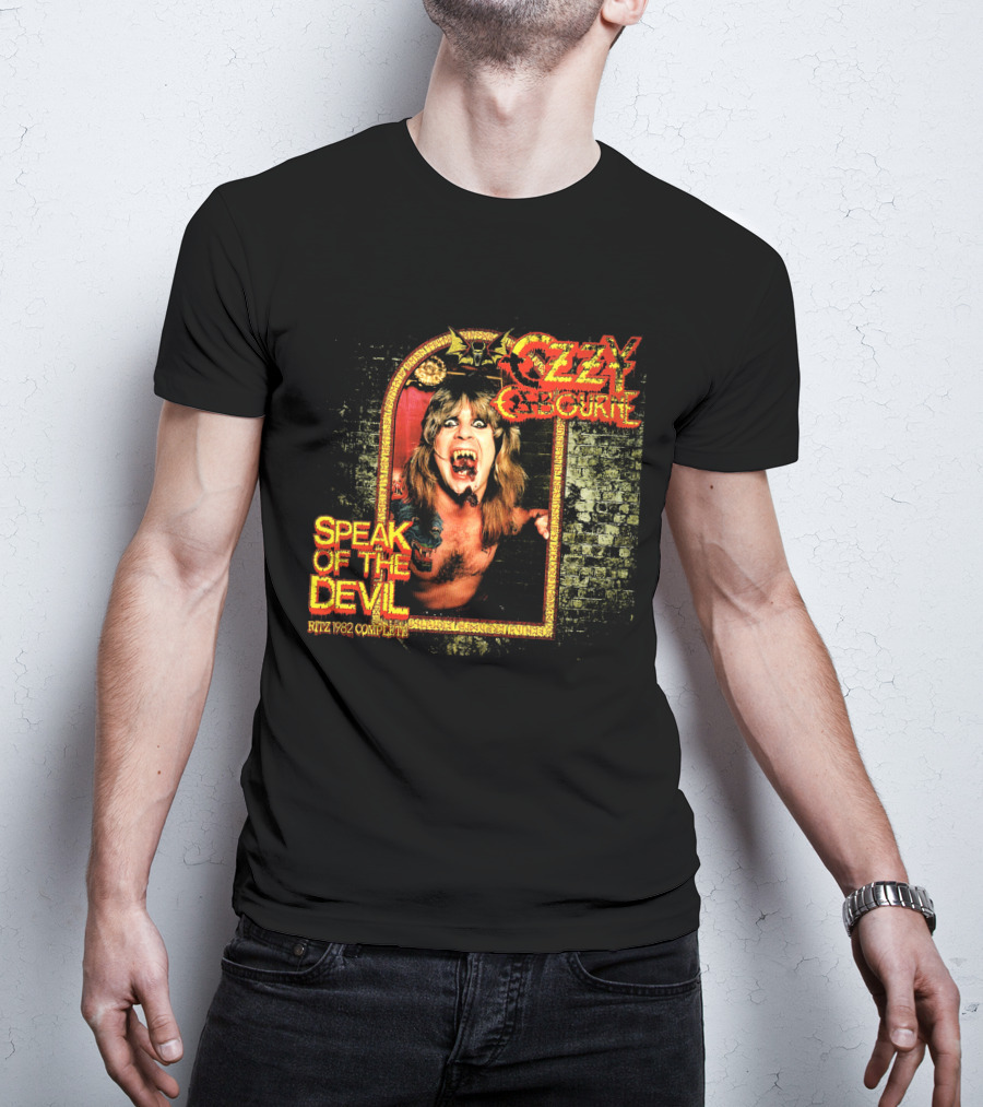 Ozzy Osbourne Speak Of The Devil Ritz 1982 Complete T-Shirt