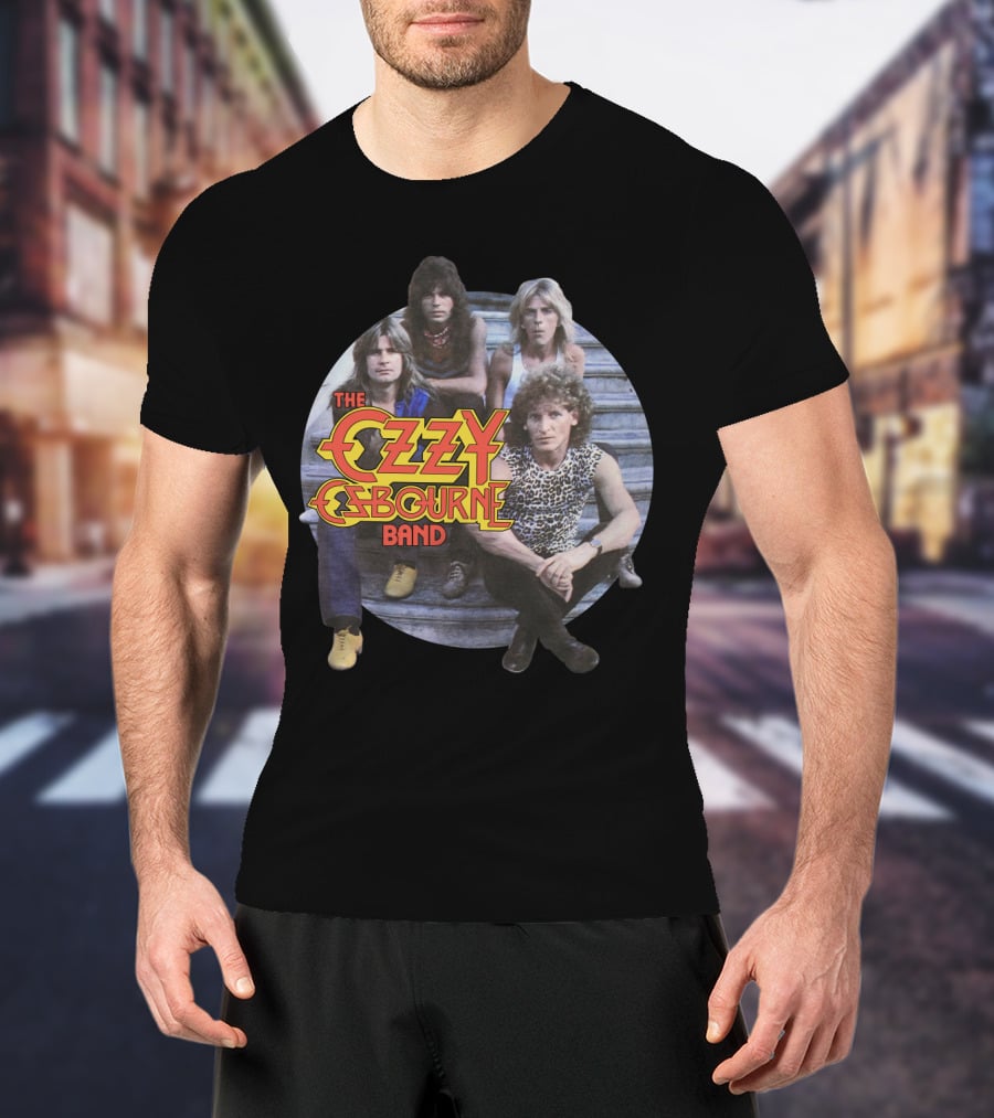 The Ozzy Osbourne Band Vintage Concert Tour Photo T-Shirt