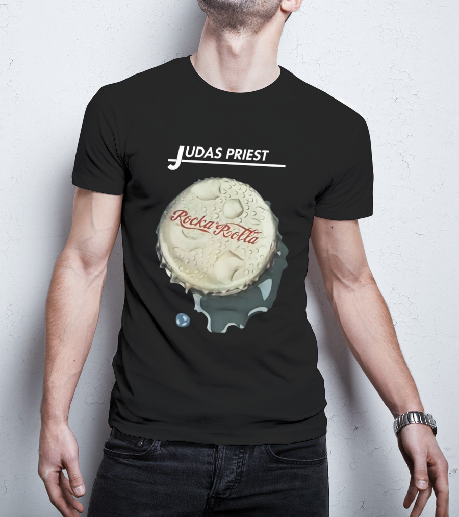 Judas Priest Rocka Rolla Bottle Cap T-Shirt