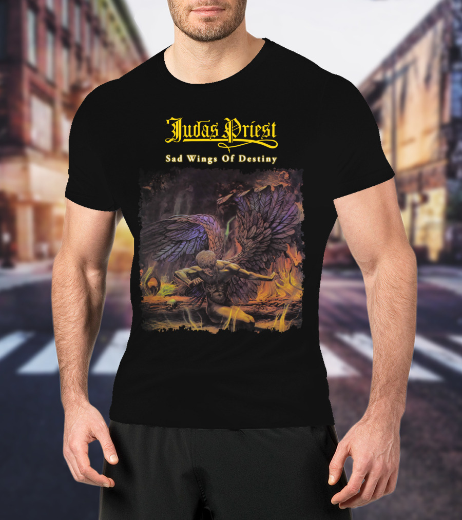 Judas Priest Sad Wings Of Destiny Angelic T-Shirt