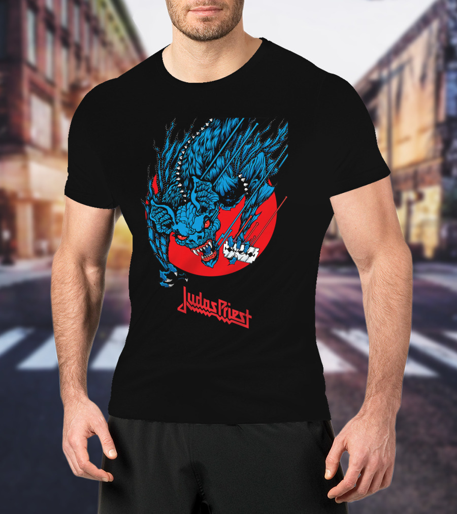 Judas Priest Screaming For Vengeance Flying Creature Art T-Shirt